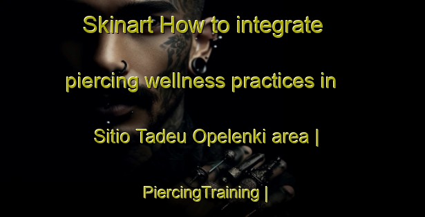Skinart How to integrate piercing wellness practices in Sitio Tadeu Opelenki area | PiercingTraining | PiercingClasses | SkinartTraining-Brazil